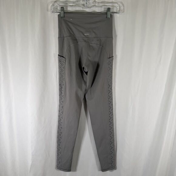 Aerie Leggings Women's Small Grey Pull On Breathable Side Pockets 27" Inseam - Picture 10 of 13